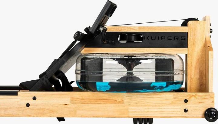 Actual product image Kuipers Fitness Rudergerät Aqua Rower Helle Eiche, Bremssystem