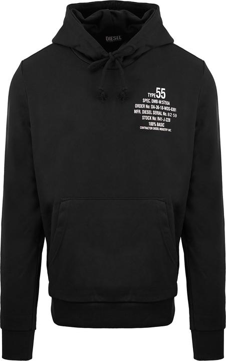 Produktbild Diesel Herren Kapuzenpullover Ombre Aus Baumwolle & Polyester - Casual (XL)