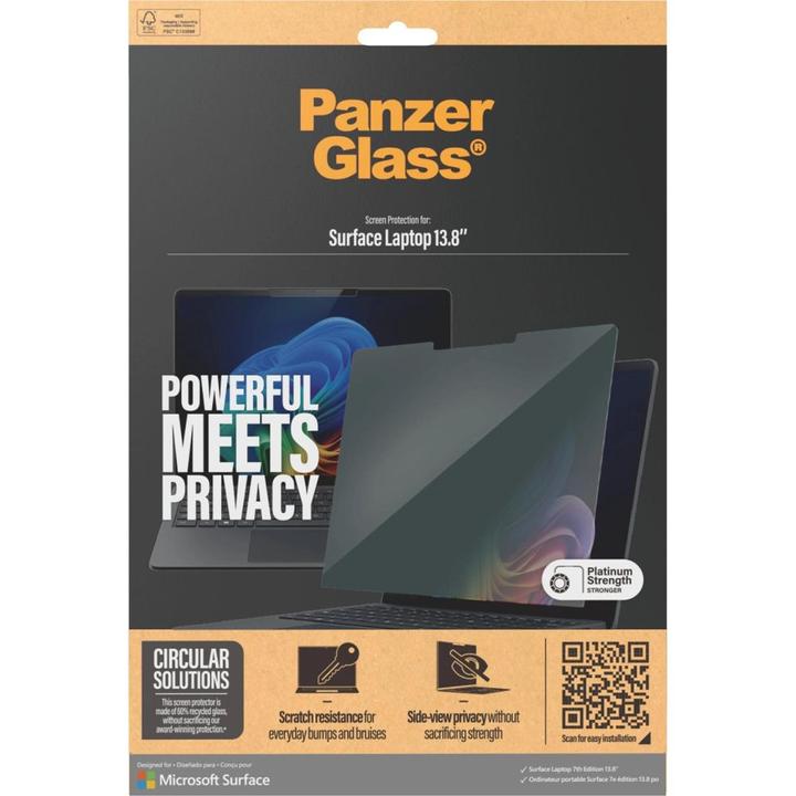 Produktbild PanzerGlass Ultra Wide Fit Privacy Surface Laptop 7. Edition 13.8 (11.10", 3 : 2)