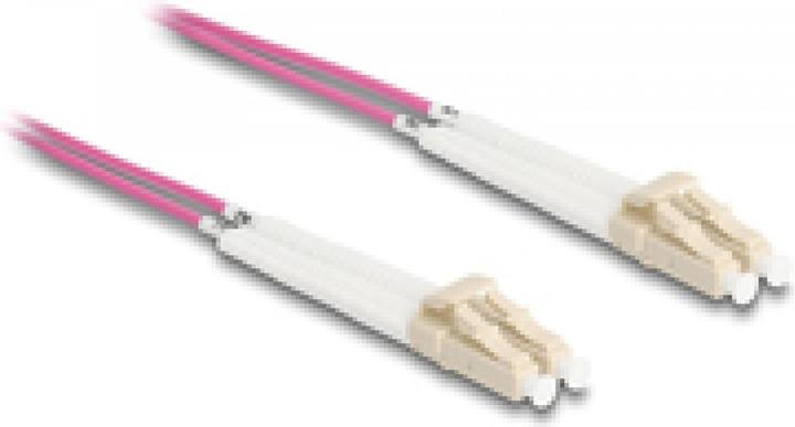 Produktbild Delock LWL Kabel LC-D > LC-D Multimode OM3 winkelbar 2,0m (2 m)