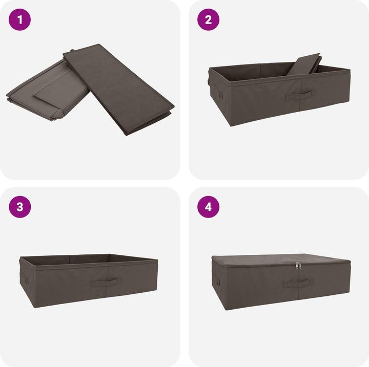 Actual product image vidaXL Aufbewahrungsbox (40 cm, 24x)
