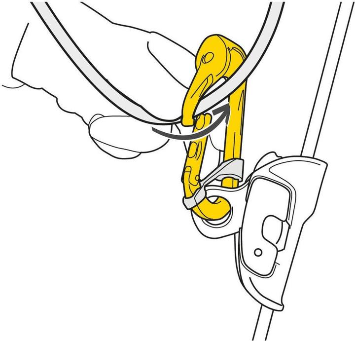 Image du produit Petzl Rollclip A Twistlock Carabiner with Pull