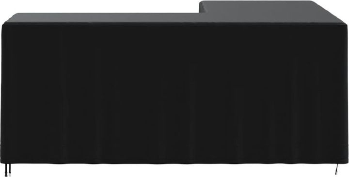 Produktbild VidaXL Gartensofa-Abdeckung L-Form Schwarz 215x215x86 cm 420D