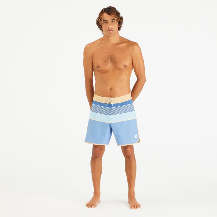 Actual product image Olaian Men's Boardshorts Surf 500 18" Long - Navy blue (46, 52)