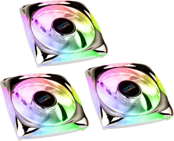 Lamptron PLUTO+ ARGB PWM fan 3pcs bundle (3 x)