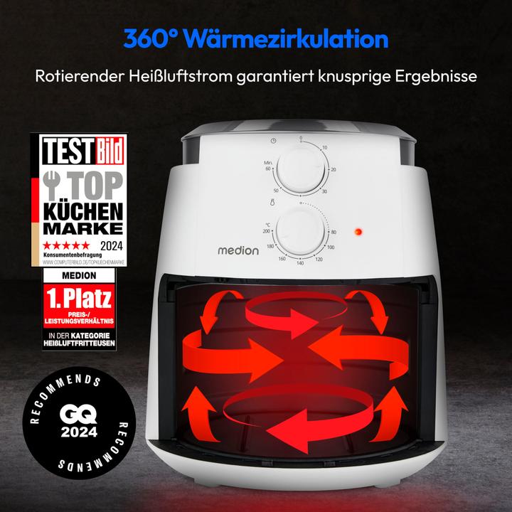 Actual product image Medion LIFE Heissluftfritteuse P30 L (MD13020)