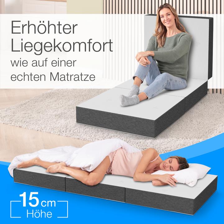 Produktbild Bestschlaf Visko Gästematratze (90 x 200 cm, Schaumstoffkern)