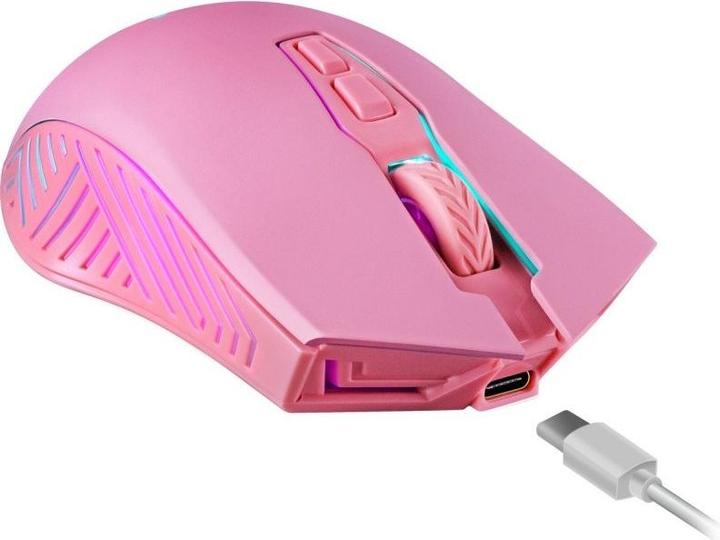 Actual product image Defender PANDORA RF 3200DPI 7P Wireless Gaming Mouse, Pink (Wireless)