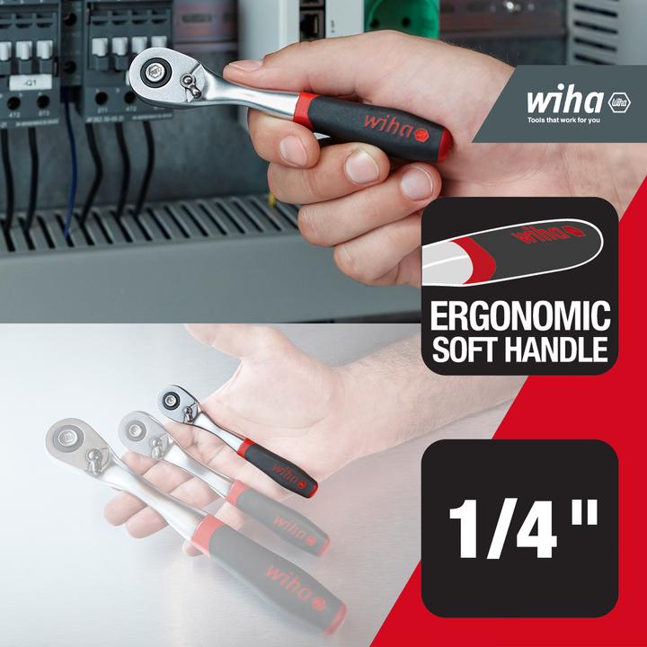 Produktbild Wiha Umschaltknarre (1/4")