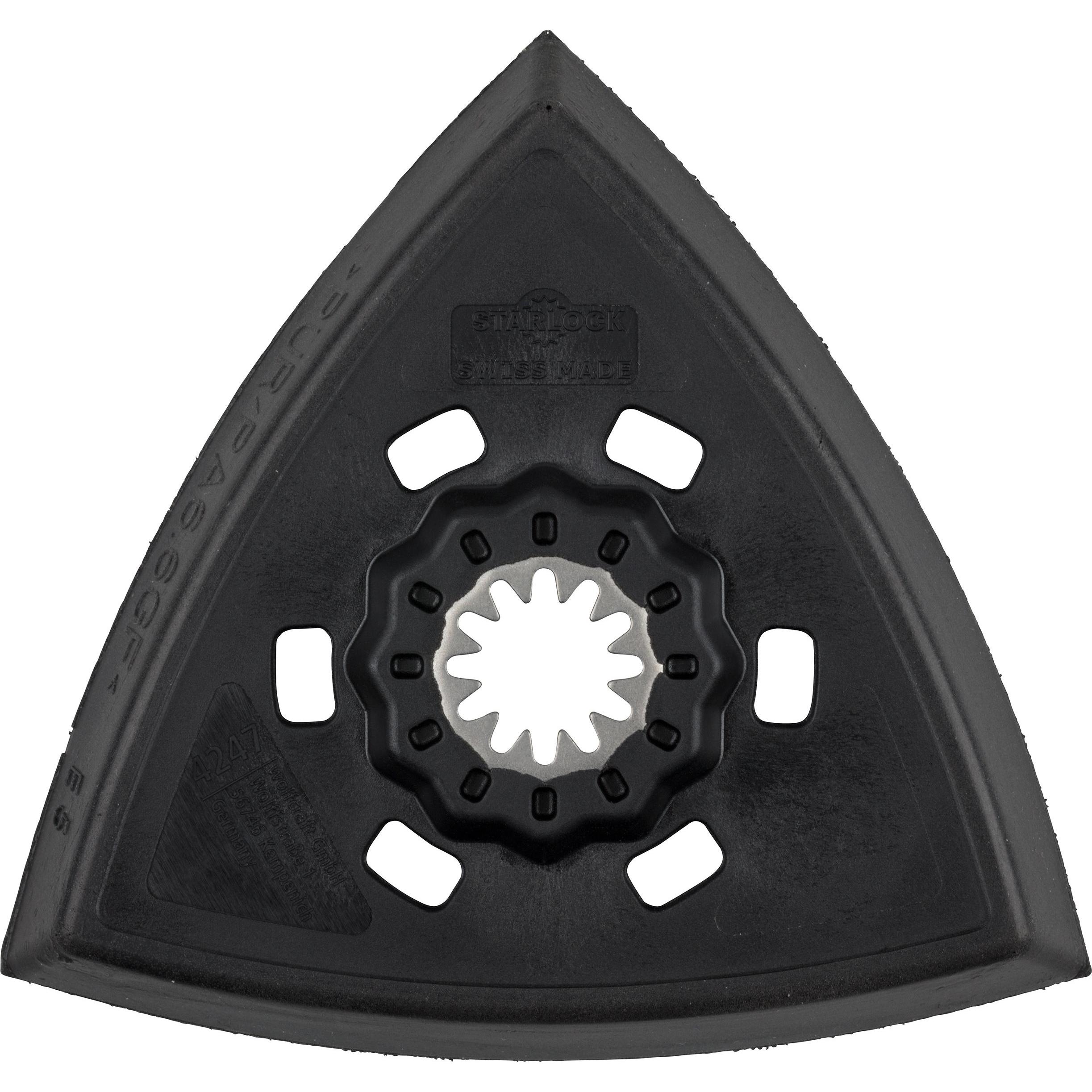 wolfcraft, Zubehör Maschine, Haft-Schleifplatte „Expert“ STARLOCK-Aufnahme