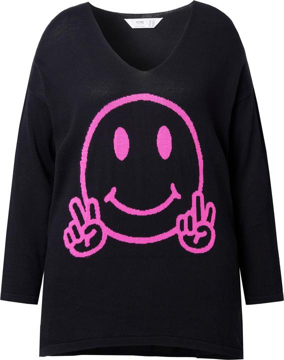 Produktbild Angel of Style Pullover, oversized, Smiley (58)