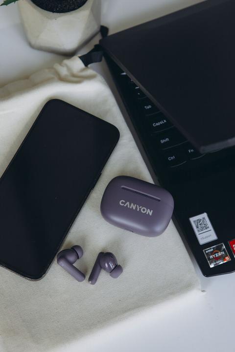 Immagine prodotto Canyon TWS-10, On Go, 10 ANC, cuffie in-ear Bluetooth True Wireless, stazione di ricarica in (ANC, 2 h, Senza fili)