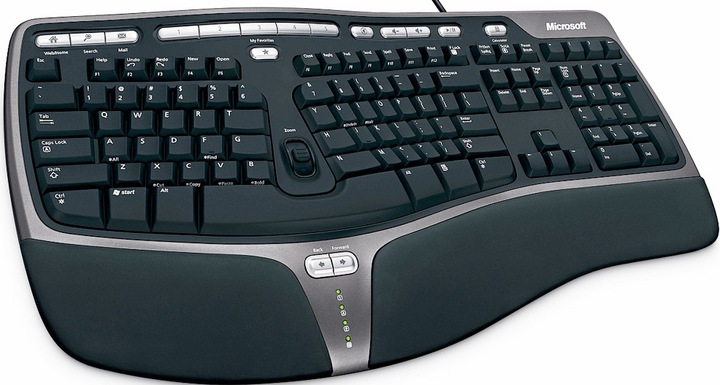 Actual product image Microsoft Natural Ergonomic Keyboard 4000 (CH, Cable)