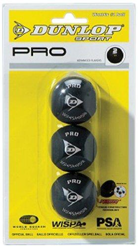 Produktbild Dunlop Squash ball PRO 2YellowDot 3-blister