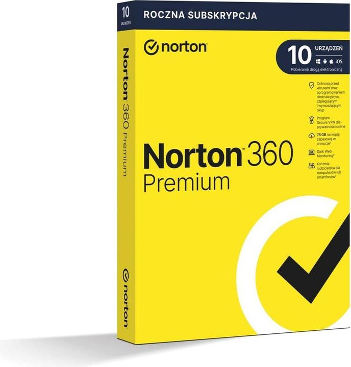 Actual product image Norton 360 Premium 1 year(s) (1 User, 12 months)