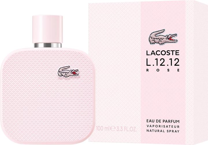 Actual product image Lacoste L.12.12 Rose EDP 100 ml (Eau de parfum, 100 ml)