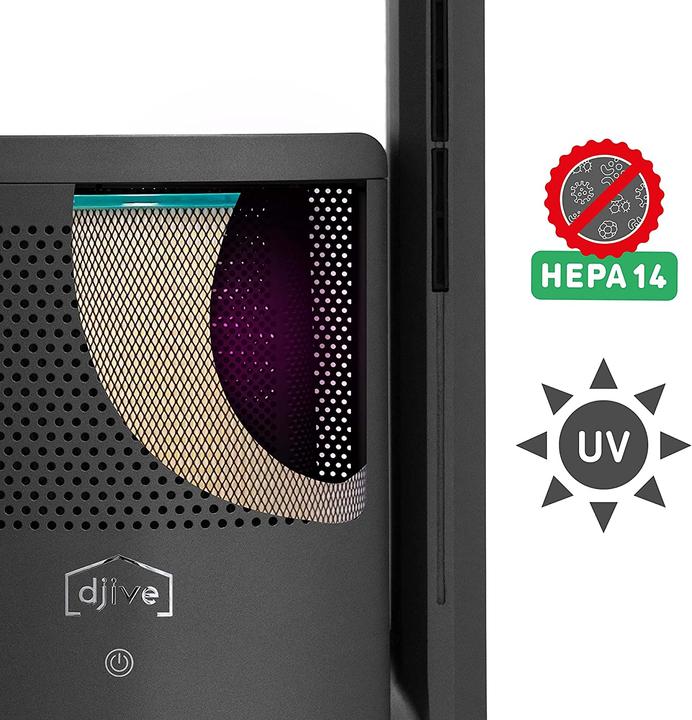 Produktbild Djive Ventilator, Heizlüfter & Luftreiniger, Anthrazit (25 m²)