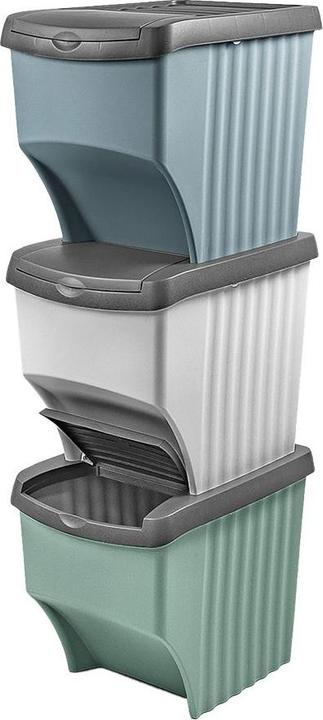 Weber Home Recycling Tower 3 pcs multicoloured