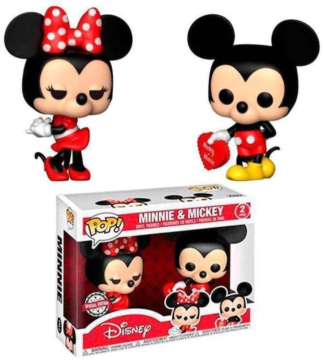 Actual product image Funko Pop! Disney : Mickey & Minnie 2 Pack