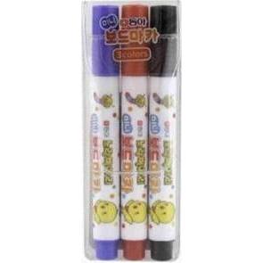 Dong A, Evidenziatori, DONG-A Mini-Trockenlöschmarker, 3 Farben