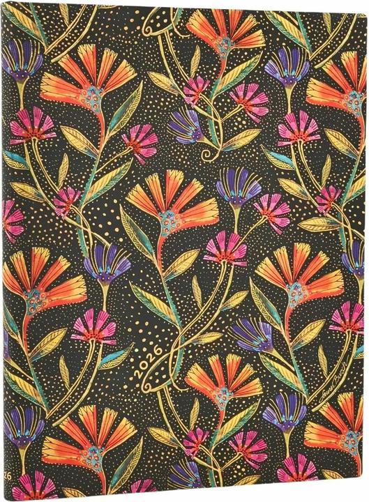 Produktbild Paperblanks Tagesagenda Wildblumen Ultra 1 Woche auf 2 Seiten (18 x 23 cm, 1 Woche / 2 Seiten)