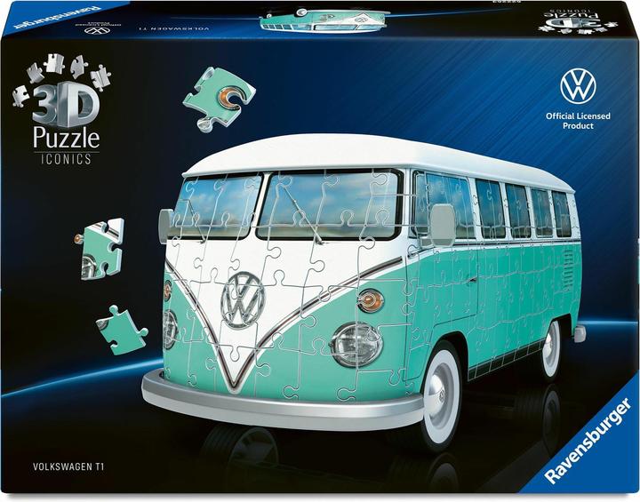 Ravensburger 3D Puzzle 162 Teile - Iconics: Volkswagen T1 (162 Teile)