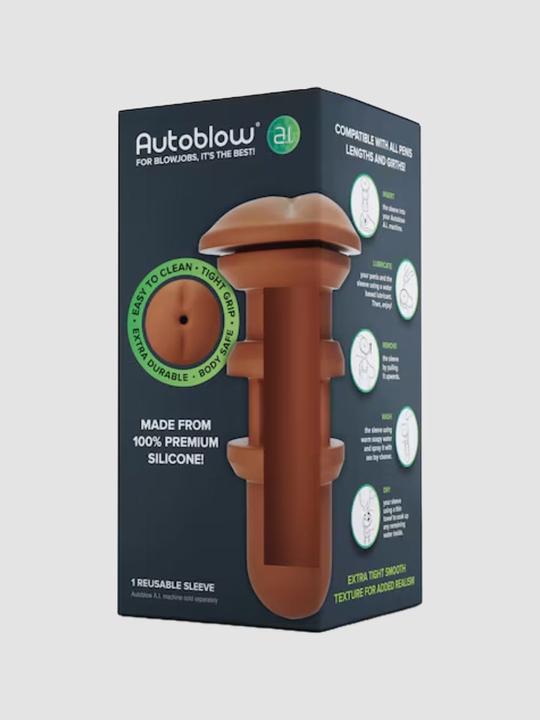 Actual product image Autoblow A.I. Silicone Anus Sleeve