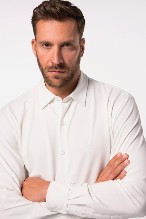Produktbild JP1880 Hemd, Piqué, FLEXNAMIC®, Business, Langarm, Kent-Kragen, Modern Fit (7XL)