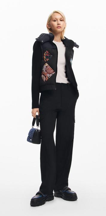 Actual product image Desigual Woven Padded Short Overcoat