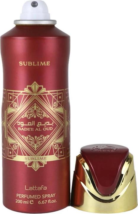 Actual product image Lattafa Badee Al Oud Sublime Deodorant Spray - 200ml (Spray, 200 ml)