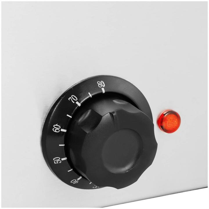 Produktbild Royal Catering Bain Marie Warmhaltebehälter Speisenwärmer Ablasshahn 600 W 30 - 80 °C