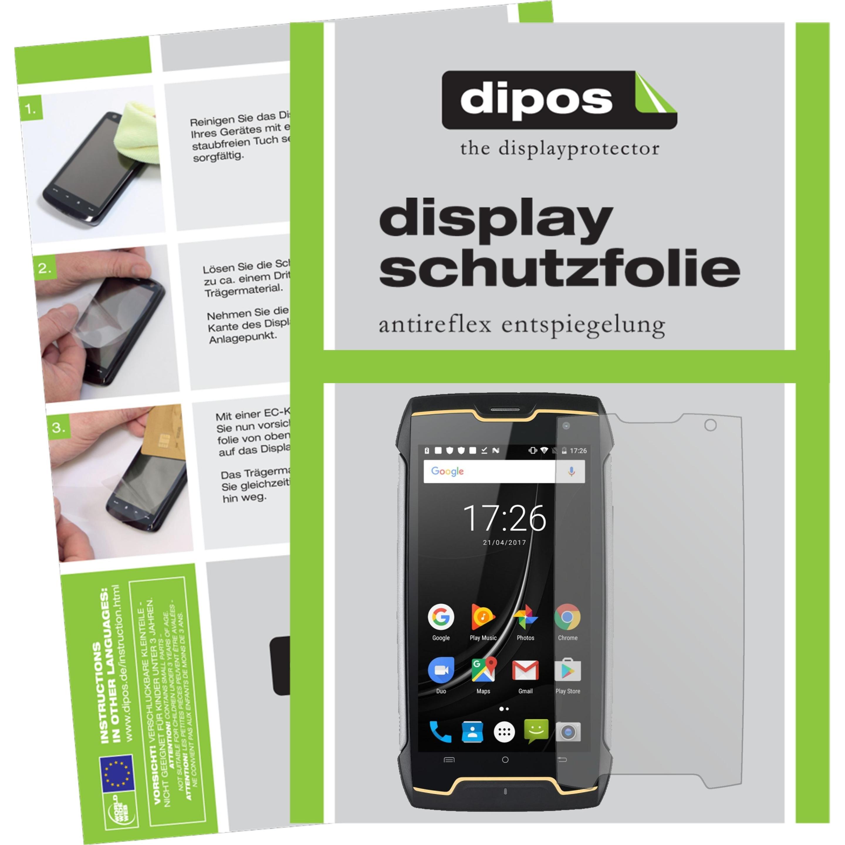 Thumbnail - Dipos Displayschutzfolie Antireflex (2 Stück, Cubot King Kong), Smartphone Schutzfolie, Transparent