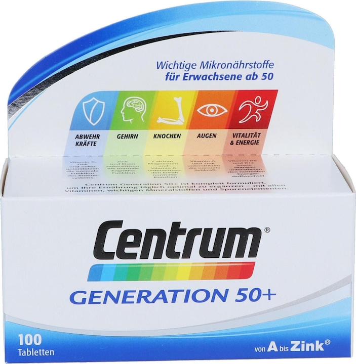 Produktbild Centrum Generation 50+ (100 Stück, Tabletten, 184 g)