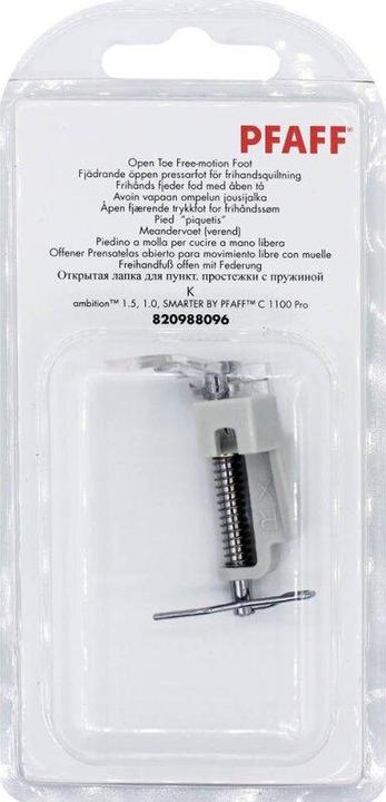 Actual product image Pfaff Open freehand sewing foot, group K