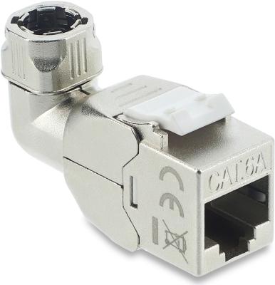 Actual product image Delock Keystone Modul RJ45 Buchse zu LSA Cat.6A werkzeugfrei (Keystone module)
