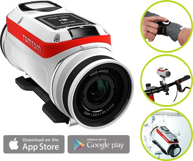 Produktbild TomTom Bandit Action Camera Premium Pack (15p, Bluetooth, WLAN)