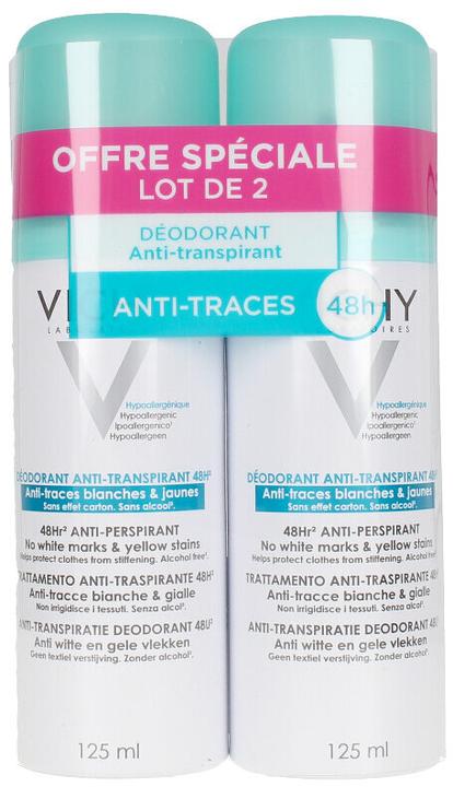 Image du produit Vichy Lot de 2 Déodorants - 2 x 125 ml (Spray, 250 ml)