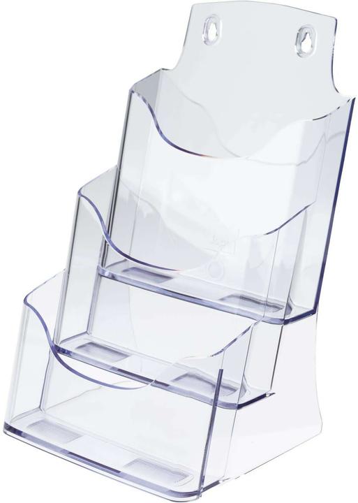Sigel Porte-brochures de table acrylic avec 3 compartiments (A5)