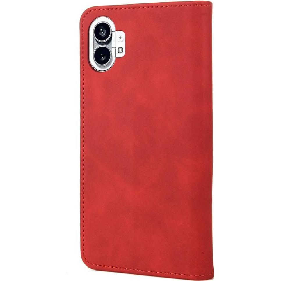 Thumbnail - Cover-Discount Nothing Phone (1) - Stand Flip Case Hülle rot (Nothing Phone (1)), Smartphone Hülle, Rot