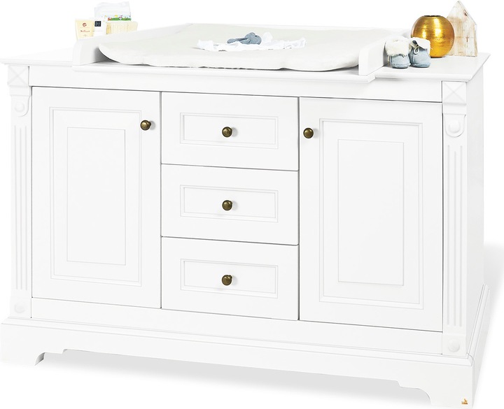 Produktbild Pinolino Sparset Emilia extrabreit (Babybett, Wickelkommode)
