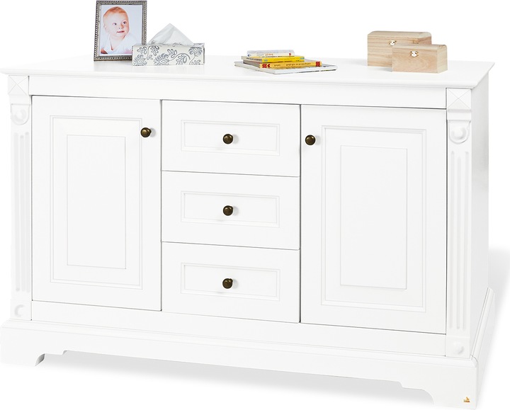 Produktbild Pinolino Sparset Emilia extrabreit (Babybett, Wickelkommode)