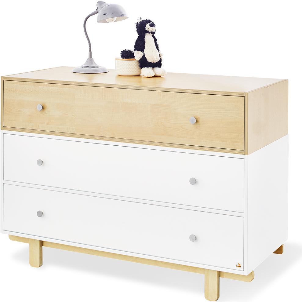 Thumbnail - Pinolino, Komplett-Babyzimmer, Boks (Babybett, Wickelkommode)