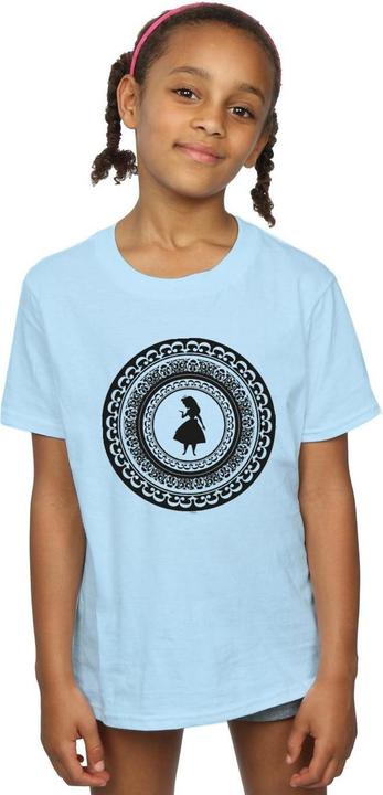 Produktbild Disney Mädchen Alice im Wunderland Kreis TShirt aus Baumwolle (152, 158)