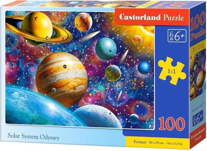 Actual product image Castorland Solar System Odyssey, Puzzle 100 pieces (100 pieces)