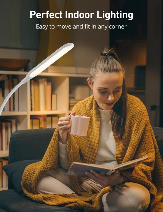 Produktbild Taotronics TT-DL072 Stehlampe weiss 10 W (500 lm)