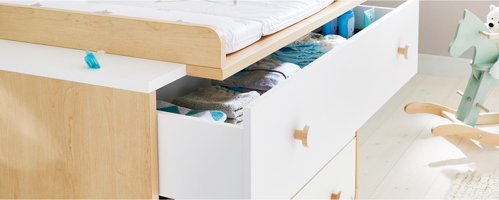 Produktbild Pinolino Round (Babybett, Wickelkommode)