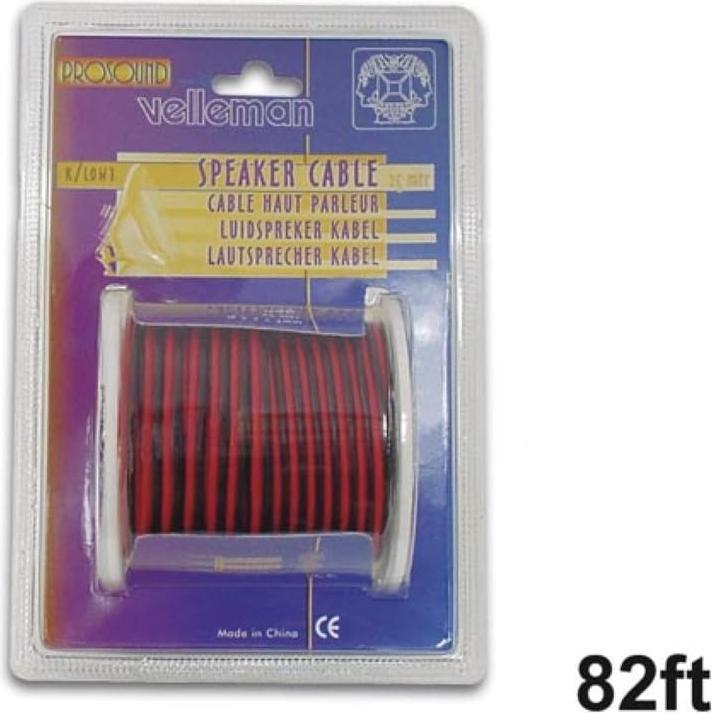 Actual product image Cables SPEAKER WIRE - RED/BLACK - 2 x 0.75 mm² - 25 m (25 m, 0.75 mm²)