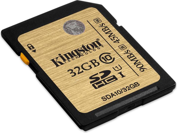 Actual product image Kingston SDHC Ultimate, UHS-I (32 GB, SDHC, UHS-I, UHS-II)