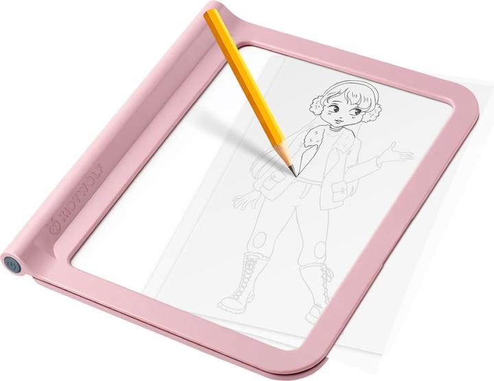 Image du produit Kidywolf Leuchtende Designtafel rosa