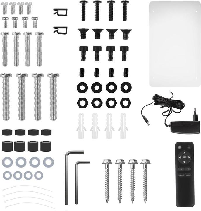 Produktbild Maclean electric ceiling TV mount TUYA support max VESA 600x400 90st swivel remote (Decke, 75", 35 kg)